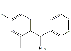 (2,4-dimethylphenyl)(3-iodophenyl)methanamine 化学構造式