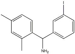 (2,4-dimethylphenyl)(3-iodophenyl)methanamine 结构式