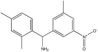 (2,4-dimethylphenyl)(3-methyl-5-nitrophenyl)methanamine Struktur