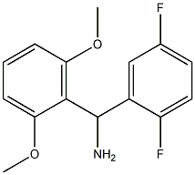 (2,5-difluorophenyl)(2,6-dimethoxyphenyl)methanamine