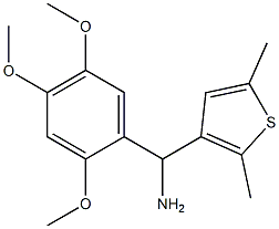  (2,5-dimethylthiophen-3-yl)(2,4,5-trimethoxyphenyl)methanamine