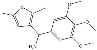  (2,5-dimethylthiophen-3-yl)(3,4,5-trimethoxyphenyl)methanamine