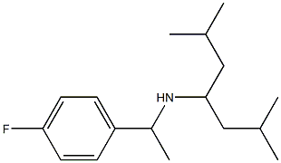 (2,6-dimethylheptan-4-yl)[1-(4-fluorophenyl)ethyl]amine Struktur