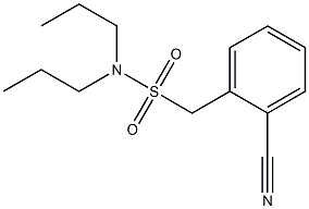 (2-cyanophenyl)-N,N-dipropylmethanesulfonamide,,结构式