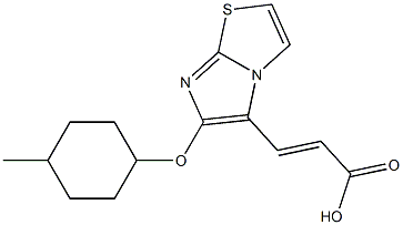 (2E)-3-{6-[(4-methylcyclohexyl)oxy]imidazo[2,1-b][1,3]thiazol-5-yl}acrylic acid