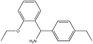 (2-ethoxyphenyl)(4-ethylphenyl)methanamine 化学構造式