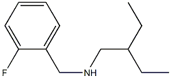 (2-ethylbutyl)[(2-fluorophenyl)methyl]amine Struktur