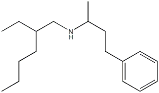 (2-ethylhexyl)(4-phenylbutan-2-yl)amine,,结构式