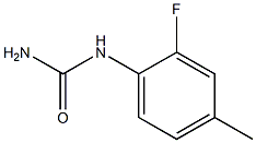 (2-fluoro-4-methylphenyl)urea 化学構造式