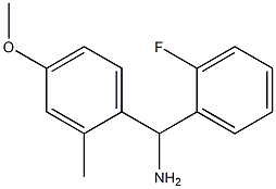  (2-fluorophenyl)(4-methoxy-2-methylphenyl)methanamine