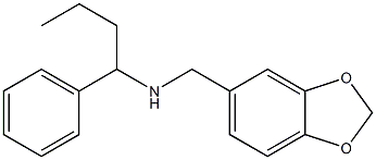 (2H-1,3-benzodioxol-5-ylmethyl)(1-phenylbutyl)amine|