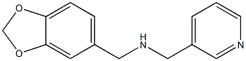 (2H-1,3-benzodioxol-5-ylmethyl)(pyridin-3-ylmethyl)amine