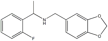 (2H-1,3-benzodioxol-5-ylmethyl)[1-(2-fluorophenyl)ethyl]amine|