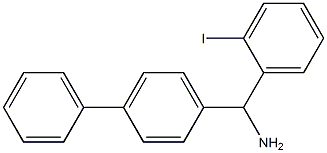 (2-iodophenyl)(4-phenylphenyl)methanamine Struktur