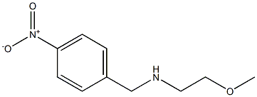 (2-methoxyethyl)[(4-nitrophenyl)methyl]amine,,结构式