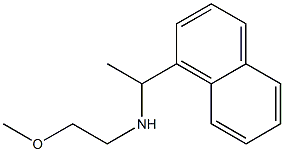 (2-methoxyethyl)[1-(naphthalen-1-yl)ethyl]amine Struktur