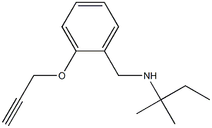 (2-methylbutan-2-yl)({[2-(prop-2-yn-1-yloxy)phenyl]methyl})amine