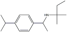 (2-methylbutan-2-yl)({1-[4-(propan-2-yl)phenyl]ethyl})amine Struktur