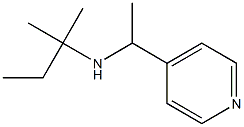 (2-methylbutan-2-yl)[1-(pyridin-4-yl)ethyl]amine Structure