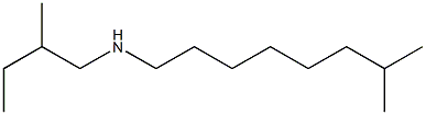 (2-methylbutyl)(7-methyloctyl)amine Struktur