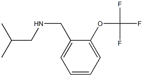 (2-methylpropyl)({[2-(trifluoromethoxy)phenyl]methyl})amine Struktur