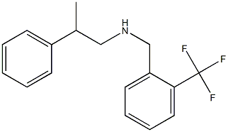 (2-phenylpropyl)({[2-(trifluoromethyl)phenyl]methyl})amine Structure