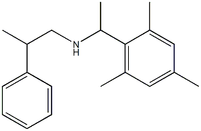 (2-phenylpropyl)[1-(2,4,6-trimethylphenyl)ethyl]amine Structure