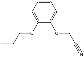 (2-propoxyphenoxy)acetonitrile 结构式