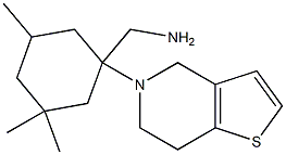 (3,3,5-trimethyl-1-{4H,5H,6H,7H-thieno[3,2-c]pyridin-5-yl}cyclohexyl)methanamine Structure