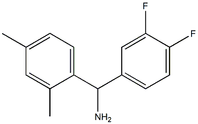 (3,4-difluorophenyl)(2,4-dimethylphenyl)methanamine