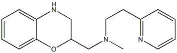 (3,4-dihydro-2H-1,4-benzoxazin-2-ylmethyl)(methyl)[2-(pyridin-2-yl)ethyl]amine Structure