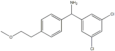 (3,5-dichlorophenyl)[4-(2-methoxyethyl)phenyl]methanamine Structure