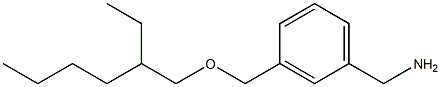 (3-{[(2-ethylhexyl)oxy]methyl}phenyl)methanamine,,结构式