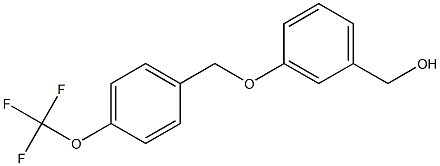 (3-{[4-(trifluoromethoxy)phenyl]methoxy}phenyl)methanol 结构式