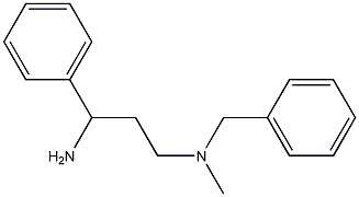 (3-amino-3-phenylpropyl)(benzyl)methylamine 化学構造式