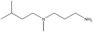 (3-aminopropyl)(methyl)(3-methylbutyl)amine Struktur