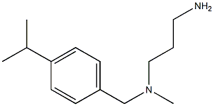 (3-aminopropyl)(methyl){[4-(propan-2-yl)phenyl]methyl}amine Structure