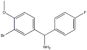(3-bromo-4-methoxyphenyl)(4-fluorophenyl)methanamine