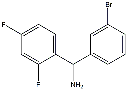  (3-bromophenyl)(2,4-difluorophenyl)methanamine