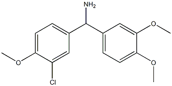 (3-chloro-4-methoxyphenyl)(3,4-dimethoxyphenyl)methanamine