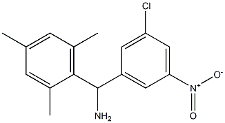 (3-chloro-5-nitrophenyl)(2,4,6-trimethylphenyl)methanamine