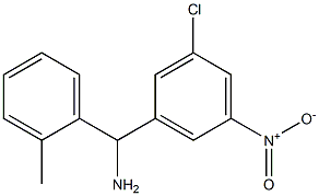 (3-chloro-5-nitrophenyl)(2-methylphenyl)methanamine