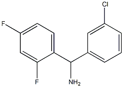 (3-chlorophenyl)(2,4-difluorophenyl)methanamine