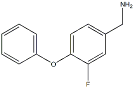 (3-fluoro-4-phenoxyphenyl)methanamine Structure