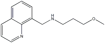 (3-methoxypropyl)(quinolin-8-ylmethyl)amine Struktur