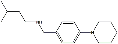 (3-methylbutyl)({[4-(piperidin-1-yl)phenyl]methyl})amine Struktur