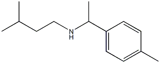 (3-methylbutyl)[1-(4-methylphenyl)ethyl]amine Struktur