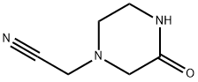 (3-oxopiperazin-1-yl)acetonitrile Struktur