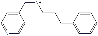 (3-phenylpropyl)(pyridin-4-ylmethyl)amine Structure