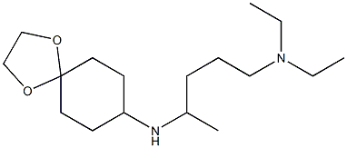 (4-{1,4-dioxaspiro[4.5]decan-8-ylamino}pentyl)diethylamine